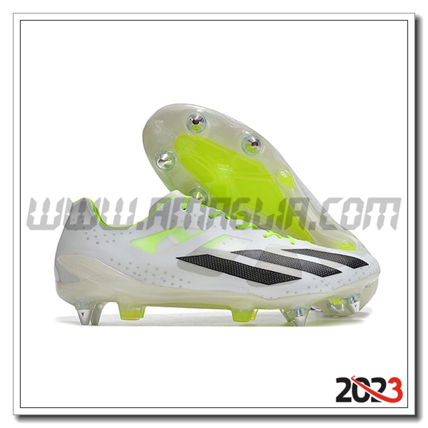 Adidas Scarpe Da Calcio X Crazyfast1 SG Bianco/Nero/Verde