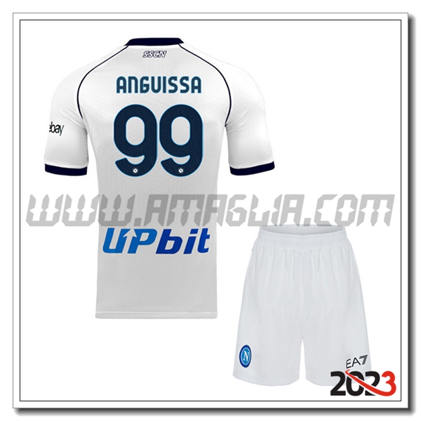 Kit Maglia SSC Napoli Bambino ANGUISSA #99 Seconda 2023 2024