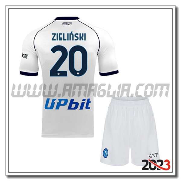 Kit Maglia SSC Napoli Bambino ZIELINSKI #20 Seconda 2023 2024