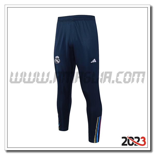 Pantaloni Allenamento Real Madrid blu marina 2023 2024 -05