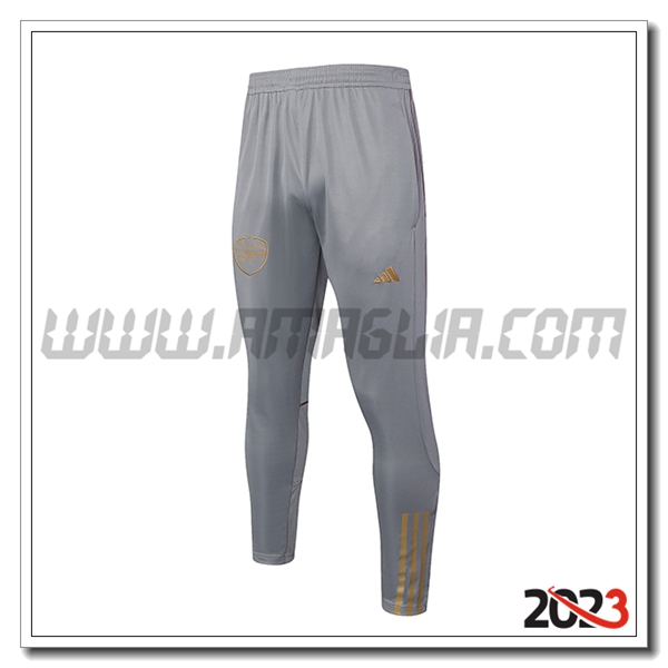 Pantaloni Allenamento Arsenal Grigio 2023 2024 -05
