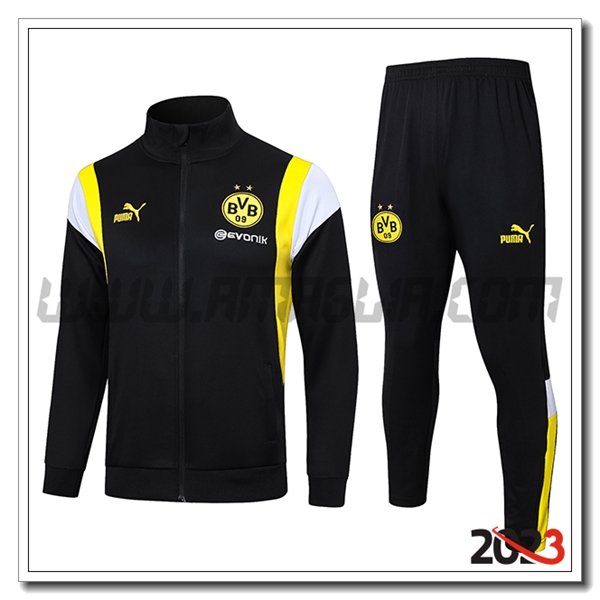 Tuta Allenamento Giacca Dortmund Nero 2023 2024 -02