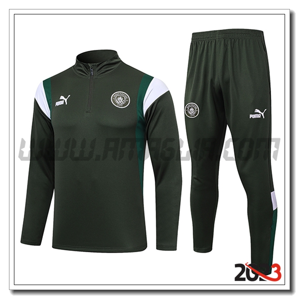 Tuta Allenamento Manchester City Verde 2023 2024