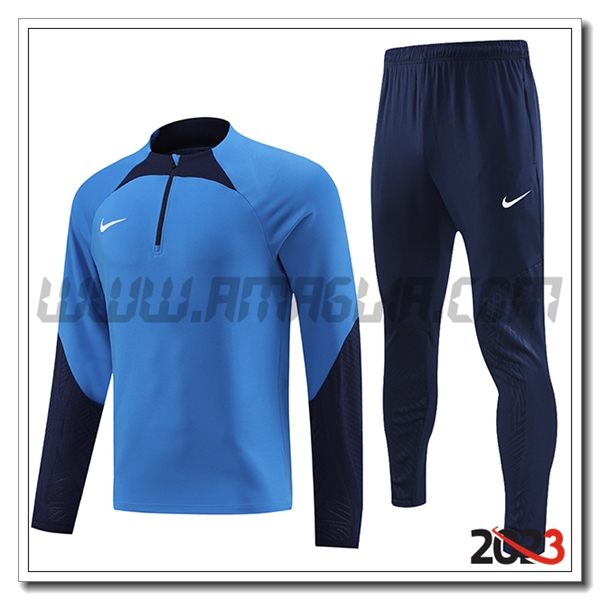 Tuta Allenamento Nike Blu 2023 2024 -02
