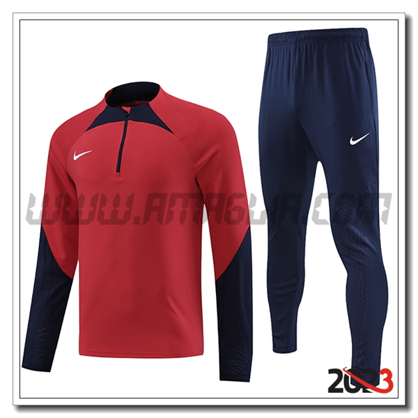Tuta Allenamento Nike Rosso 2023 2024