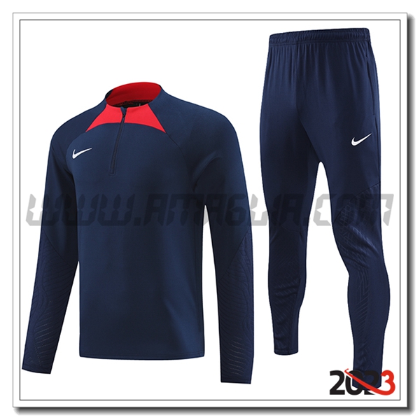 Tuta Allenamento Nike blu marina 2023 2024 -04