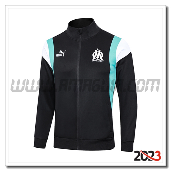 Giacca Calcio Marsiglia Nero 2023 2024