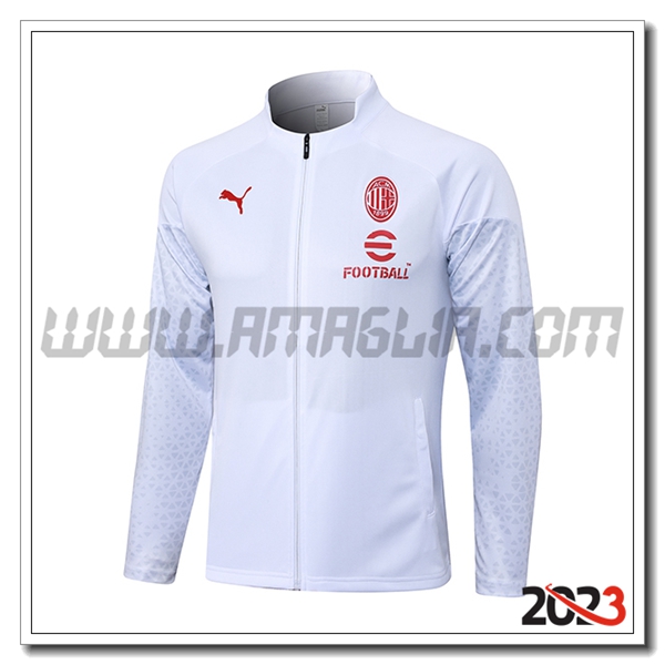 Giacca Calcio AC Milan Bianco 2023 2024