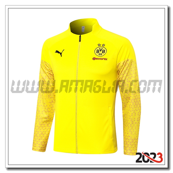 Giacca Calcio Dortmund Giallo 2023 2024