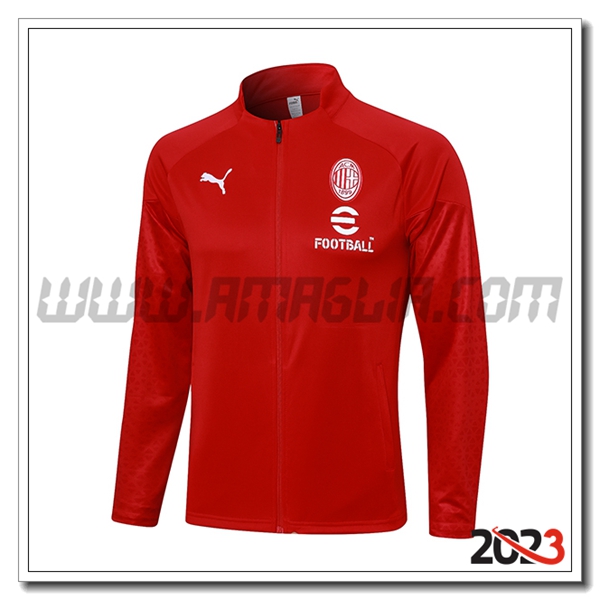 Giacca Calcio AC Milan Rosso 2023 2024