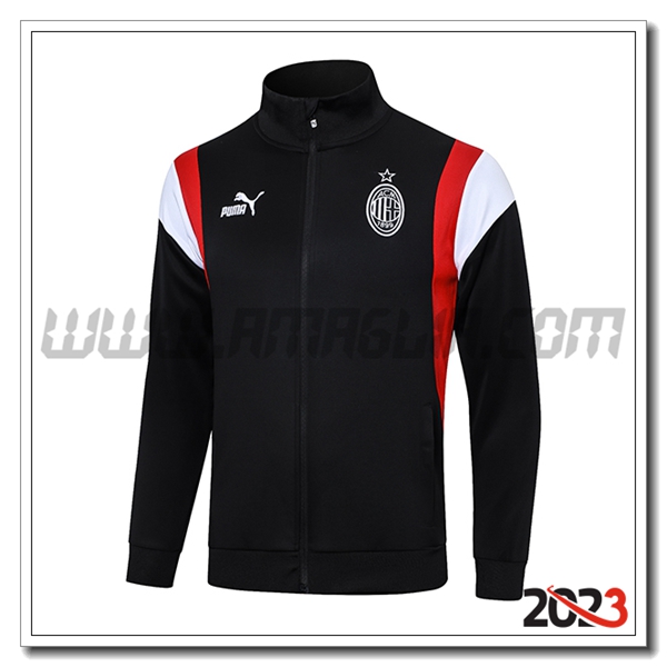 Giacca Calcio AC Milan Nero 2023 2024