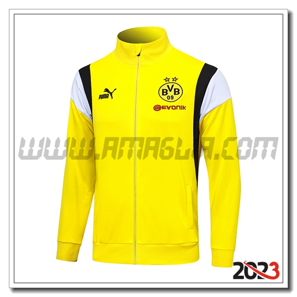 Giacca Calcio Dortmund Giallo 2023 2024 -03