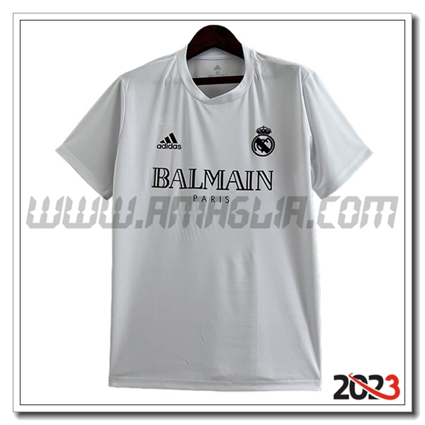 Maglia Calcio Real Madrid Edizione speciale 2023 2024 Bianco