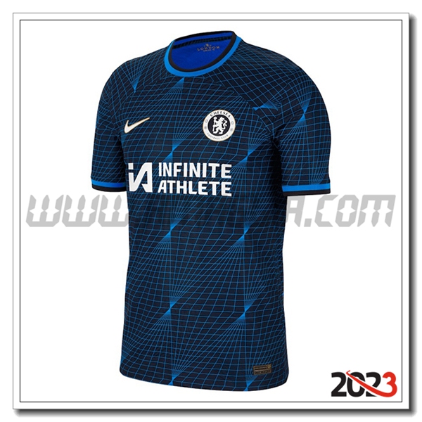 Maglia Calcio FC Chelsea Seconda Sponsor 2023 2024