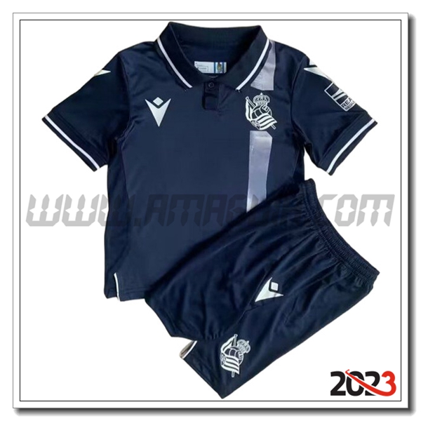 Kit Maglia Real Sociedad Bambino Seconda 2023 2024