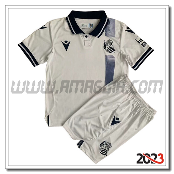 Kit Maglia Real Sociedad Bambino Terza 2023 2024