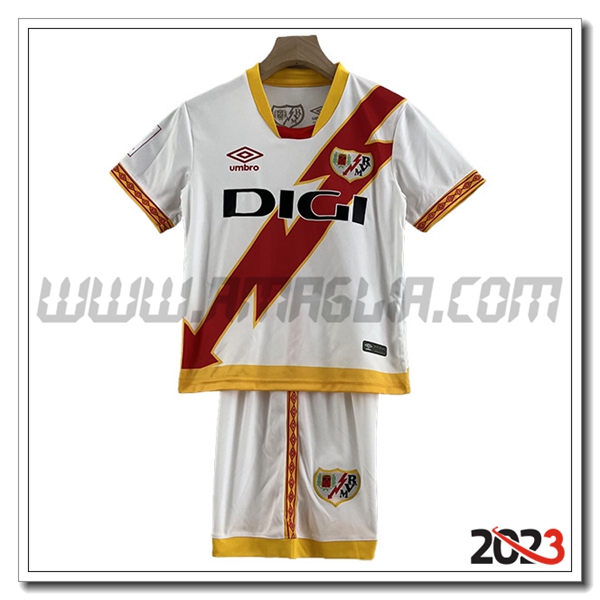 Kit Maglia Rayo Vallecano Bambino Prima 2023 2024