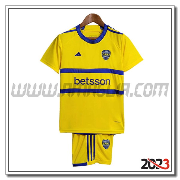 Kit Maglia Boca Juniors Bambino Seconda 2023 2024