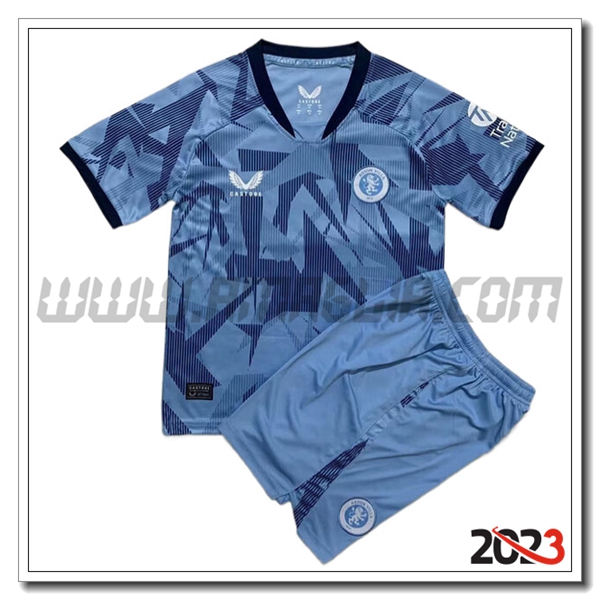 Kit Maglia Aston Villa Bambino Terza 2023 2024