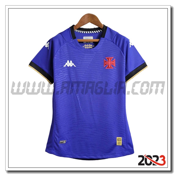 Maglia Calcio CR Vasco Da Gama Donna 2023 2024 Blu