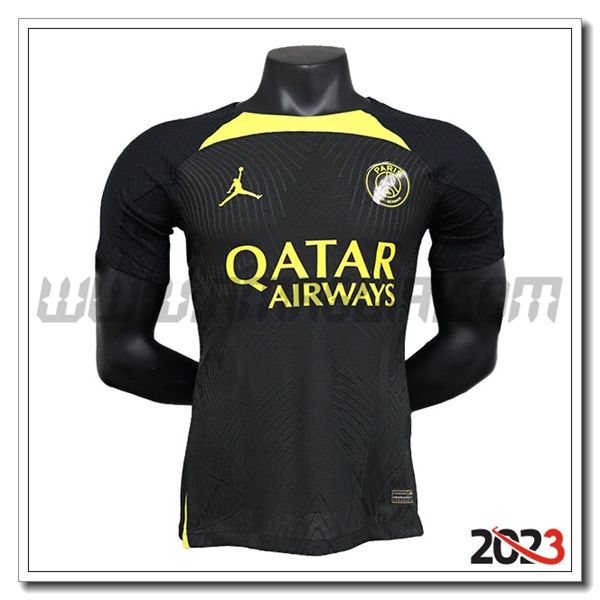 T Shirt Allenamento PSG Nero 2023 2024 -05