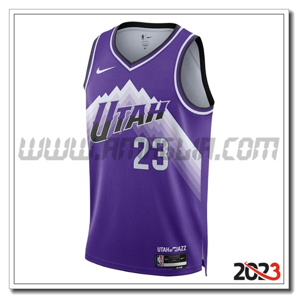 Maglia Utah Jazz (MARKKANEN #23) 2023/24 viola