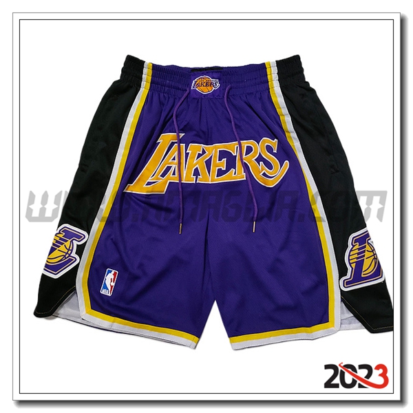 Pantaloncini NBA Los Angeles Lakers 2023/24 Blu/Nero