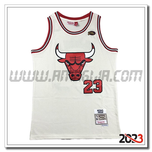 Maglia Chicago Bulls (JORDAN #23) 2023/24 Bianco/Rosso