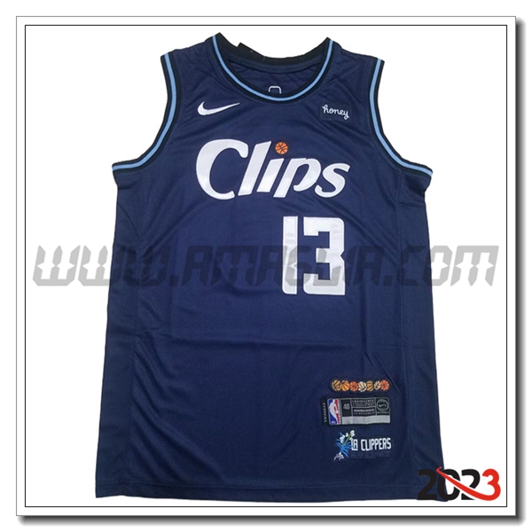 Maglia Los Angeles Clippers (GEORGE #13) 2023/24 Blu Scuro