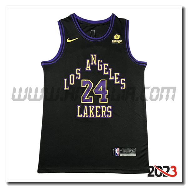 Maglia Los Angeles Lakers (BRYANT #24) 2023/24 Nero -06