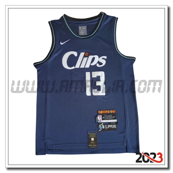 Maglia Los Angeles Clippers (GEORGE #13) 2023/24 Blu