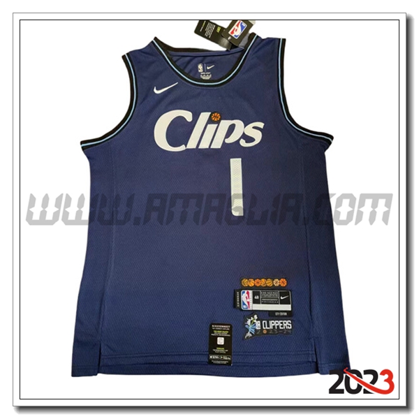 Maglia Los Angeles Clippers (HARDEN #1) 2023/24 Blu