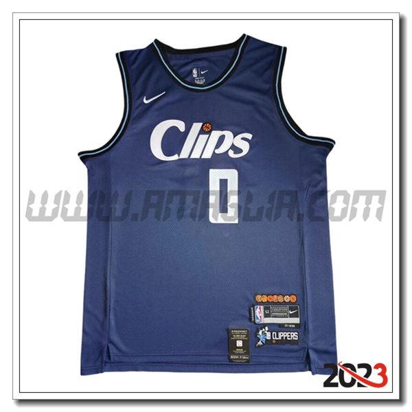 Maglia Los Angeles Clippers (WESTBROOK #0) 2023/24 Blu