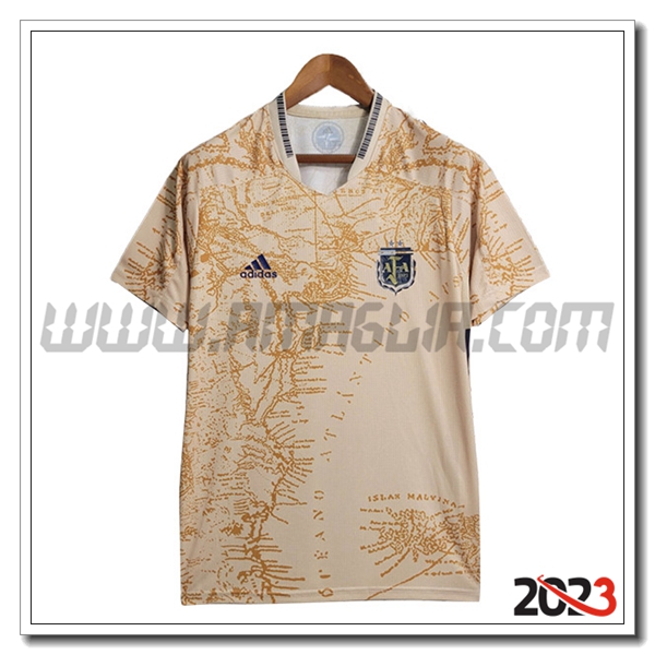 Maglia Retro Argentina Edizione speciale 2020/2021 GIALLO