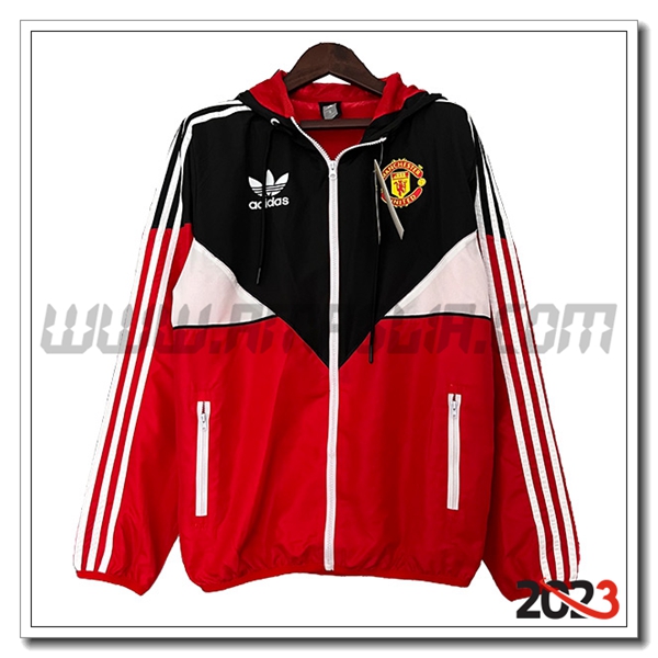 Giacca A Vento Manchester United Rosso/Nero 2023 2024 -02