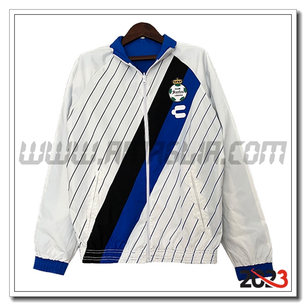 Giacca A Vento Santos Laguna Bianco 2023 2024