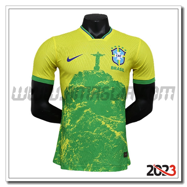 Maglia Squadra Brasile Edizione speciale 2023 2024 GIALLO