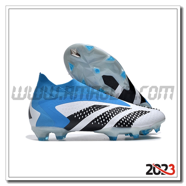 Adidas Scarpe Da Calcio PREDATOR ACCURACY+ FG BOOTS Bianco/Nero/Blu