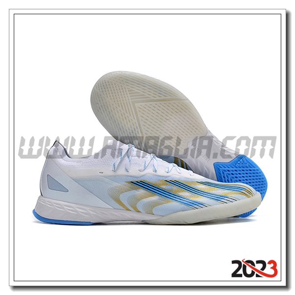 Adidas Scarpe Da Calcio X CRAZYFAST.1 IC BOOTS Blu/Bianco