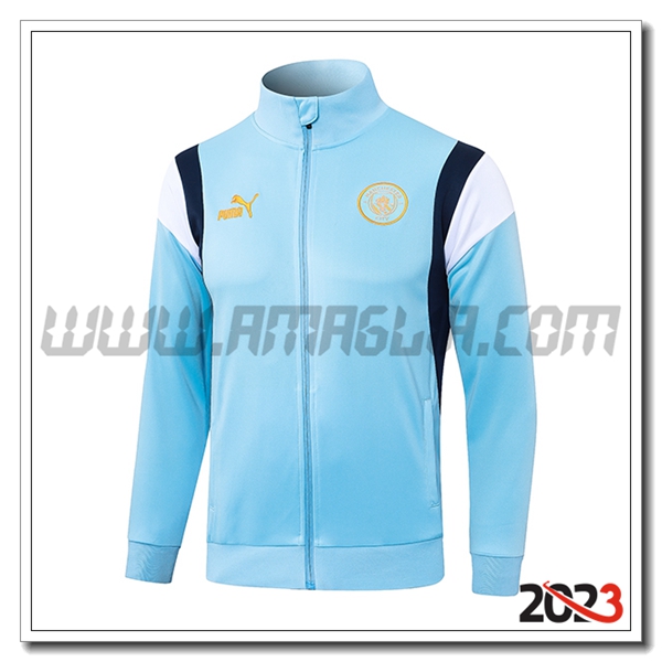 Giacca Calcio Manchester City Azzurro 2023 2024 -02