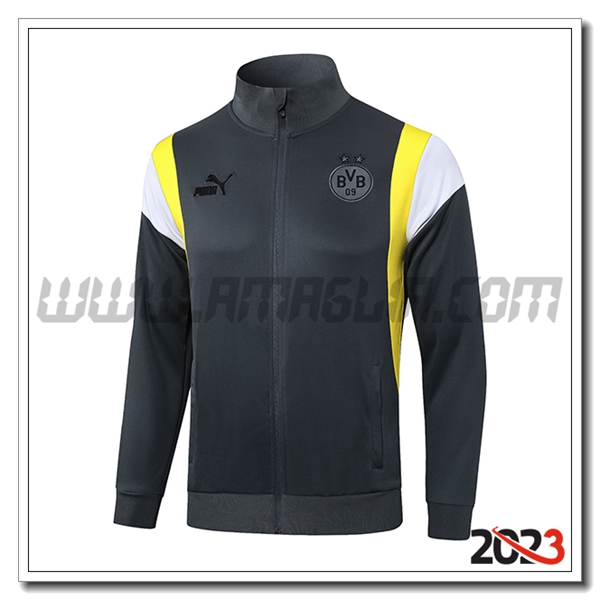 Giacca Calcio Dortmund Grigio 2023 2024