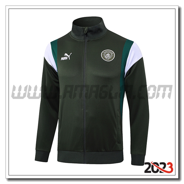 Giacca Calcio Manchester City Verde 2023 2024