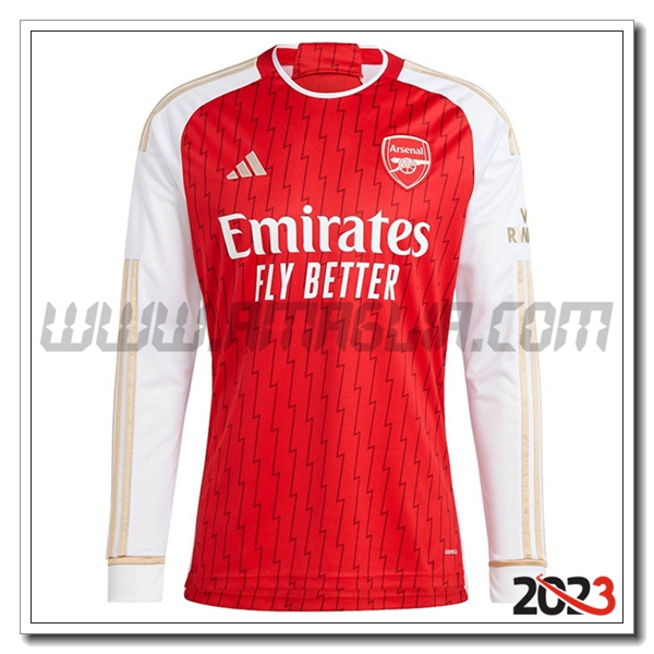 Prima Maglia Calcio Arsenal Manica lunga 2023 2024