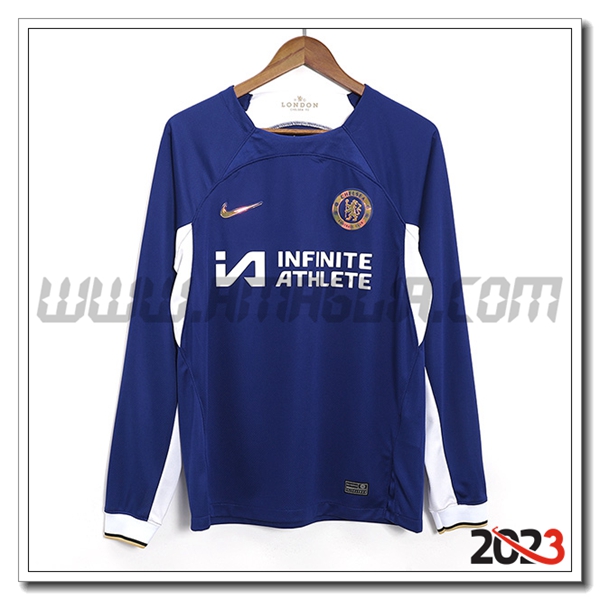 Prima Maglia Calcio FC Chelsea Manica lunga 2023 2024