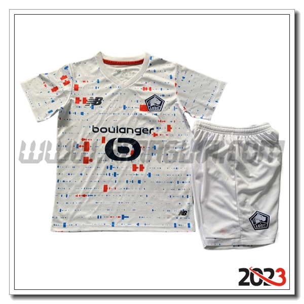 Kit Maglia Lille LOSC Bambino Seconda 2023 2024
