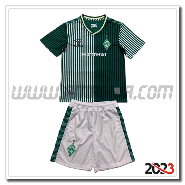 Kit Maglia Werder Bremen Bambino Prima 2023 2024