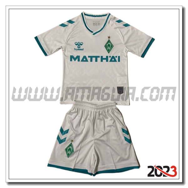 Kit Maglia Werder Bremen Bambino Terza 2023 2024