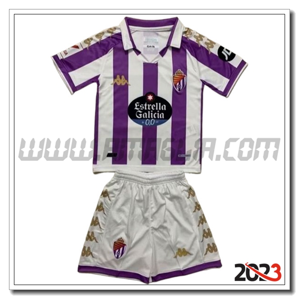 Kit Maglia Real Valladolid Bambino Prima 2023 2024