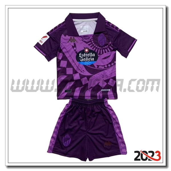 Kit Maglia Real Valladolid Bambino Seconda 2023 2024