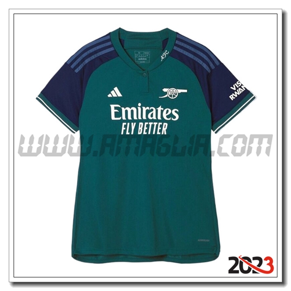 Terza Maglia Calcio Arsenal Donna 2023 2024
